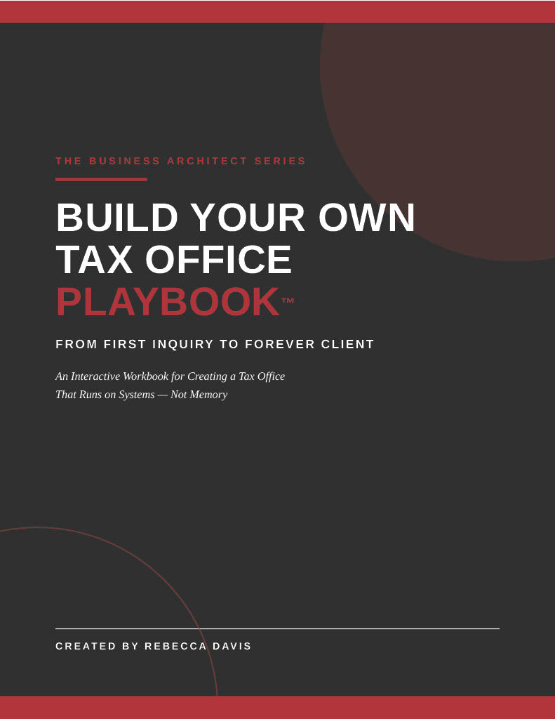 Build Your Own Tax Office Playbook
