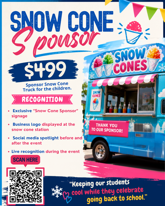 Snow Cone Sponsor
